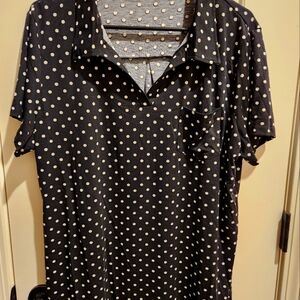 Women's Poka Dot cotton polo